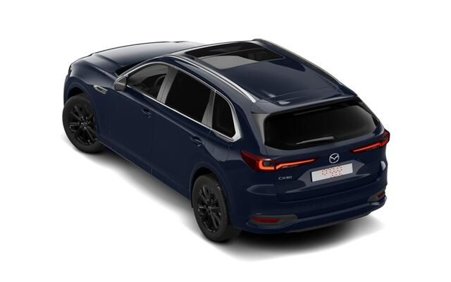 Mazda CX-80 Homura Plus - Tan Nappa Leder Captain Seat Pack | 12,3-inch TFT-kleurendisplay met bediening via centrale HMI Commander, touchscreen (voor Apple CarPlay / Android Auto(TM)) of voice control | 12,3-inch digitale meterset | 20-inch lichtmetalen velgen, Blac