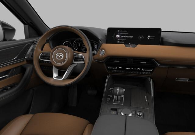 Mazda CX-80 2.5 e-SkyActiv PHEV Homura 6p. | Captain seats | Tan leather | BOSE Audio | 360 Camera