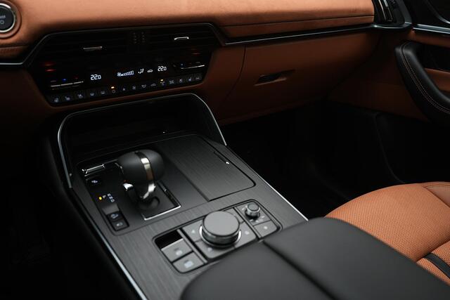 Mazda CX-80 2.5 E-SKYACTIV PHEV Homura Plus 4WD automaat 6p. | Tan lederen interieur | voorraad voordeel | direct leverbaar