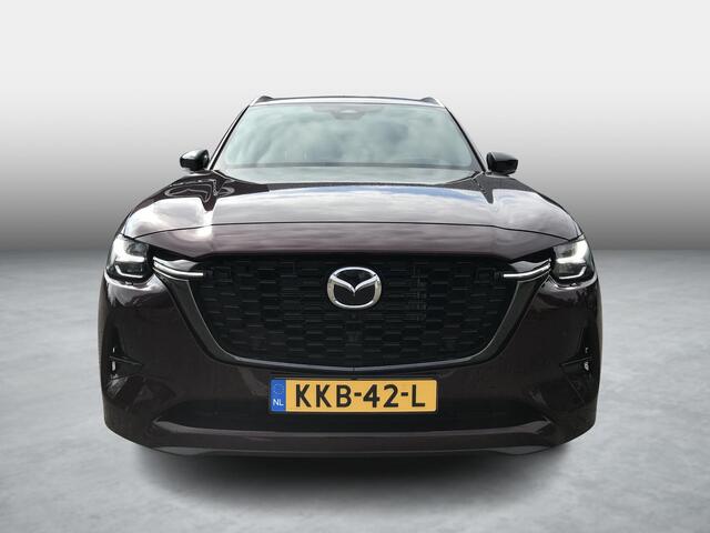 Mazda CX-80 2.5 e-SkyActiv PHEV Homura 6p. , Demovoordeel ¤ 10.373-, Convenience & Sound Pack, Leder, Adap.Cruise, Bose, 360 Camera, HUD, Stoelverwarming/ventilatie, LMV 20 Inch