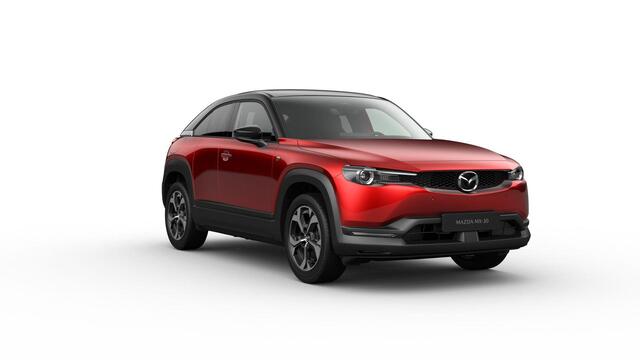 Mazda MX-30 Exclusive-Line | 7-inch digitale meterset | Achteruitrijcamera | Active Driving Display (ADD), projectie in de voorruit: kleuren head-up display met belangrijkste rij-informatie