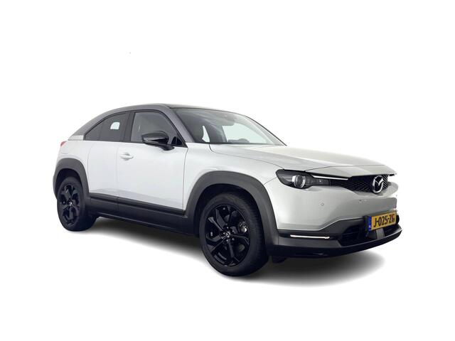 Mazda MX-30 e-SkyActiv 145 First Edition 36 kWh (INCL-BTW) Aut.*LEATHER-MICROFIBRE | FULL-LED | NAVI-FULLMAP | KEYLESS | BLIND-SPOT | ADAPTIVE-CRUISE | HEAD-UP | CAMERA | DIGI-COCKPIT | MEMORY-PACK | SHIFT-PADDLES | 18"ALU*