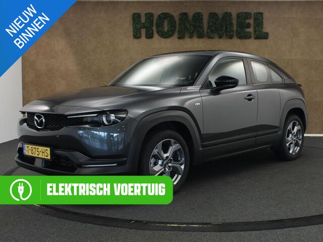 Mazda MX-30 e-SkyActiv EV 145 Exclusive-line 36 kWh - ORIGINEEL NEDERLANDSE AUTO - 3 FASE LADEN - SNELWEG LAAD MOGELIJKHEID - HEAD-UP DISPLAY - PARKEERSENSOREN VOOR EN ACHTER - STUUR EN STOEL VERWARMING - DODEHOEK DETECTIE