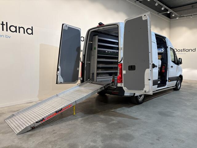 Mercedes-Benz 311 CDI Sprinter L2H2 / Euro 6 / Servicebus / Bott inrichting / 220V / Airco / Oprijplaat / Compressor / CarPlay / Camera / 85.395 KM !!