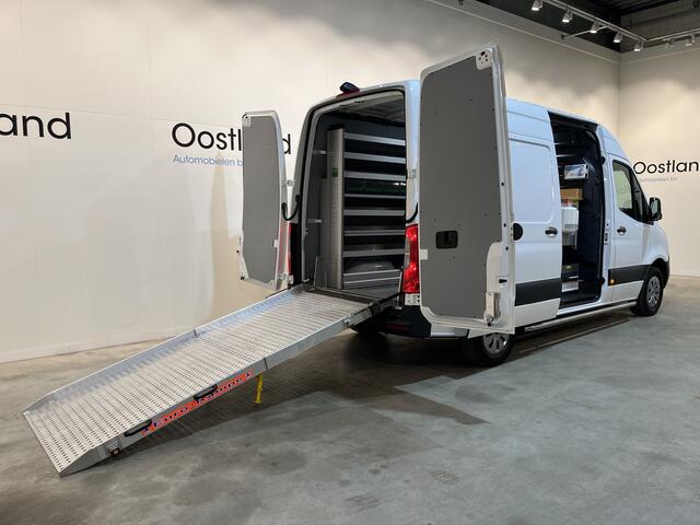 Mercedes-Benz 311 CDI Sprinter L2H2 RWD / Euro 6 / Servicebus / Bott inrichting / 220V / Airco / Oprijplaat / Compressor / CarPlay / Camera