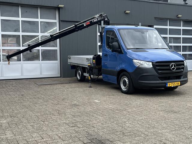 Mercedes-Benz 311 CDI Sprinter 2.2 L2 Hiab 023T Laadkraan 20.000km 2-Persoons Open laadbak Pick-up Euro 6 Bakwagen P-up Bpm vrij voor particulier gebruik!!