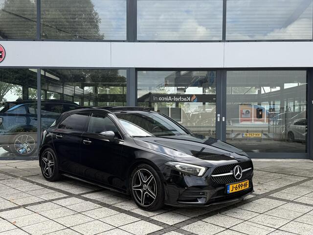 Mercedes-Benz A-KLASSE 180 Aut. Sol. AMG Sport | Panorama | Burmester | Memory | Multi Beam | Sfeer Verlichting |