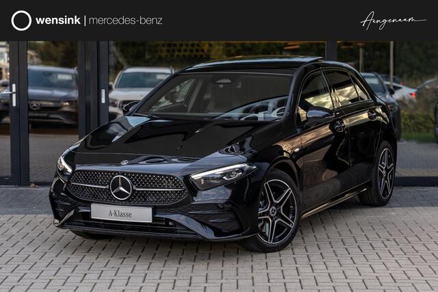 Mercedes-Benz A-KLASSE 250e Business Solution AMG | Panoramaschuifdak | Night pakket | Achteruitrijcamera | Stoelverwarming | MULTIBEAM LED |