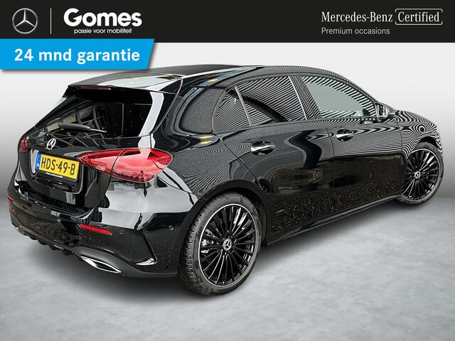 Mercedes-Benz A-KLASSE 200 AMG Line | Bruin Interieur | Night | Pano |