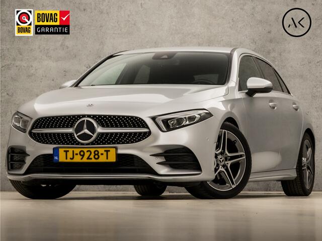 Mercedes-Benz A-KLASSE 200 AMG Sport 164Pk Automaat (APPLE CARPLAY, GROOT NAVI, LEDER/ALCANTARA, STOELVERWARMING, SPORTSTOELEN, WIDESCREEN, CAMERA, GETINT GLAS, NIEUWE APK, NIEUWSTAAT)