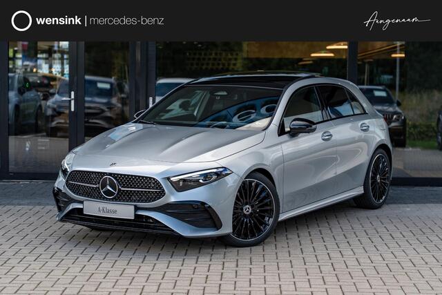 Mercedes-Benz A-KLASSE 180 Business Solution AMG | Panoramaschuifdak | Premium Plus | Head-Up | MULTIBEAM LED | Dodehoekassistent | 19 inch AMG-velgen |