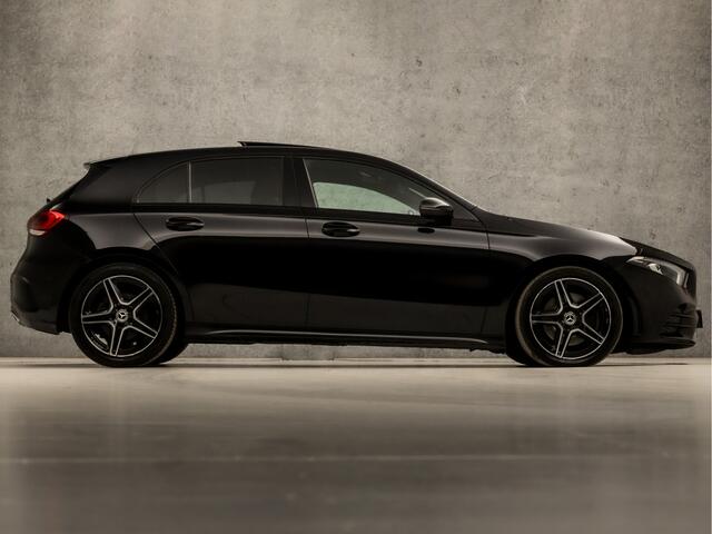 Mercedes-Benz A-KLASSE 220 AMG Sport 191Pk Automaat (SCHUIFDAK, SFEERVERLICHTING, APPLE CARPLAY, GROOT NAVI, LEDER/ALCANTARA, STOELVERWARMING, WIDESCREEN, CAMERA, NIEUWSTAAT)