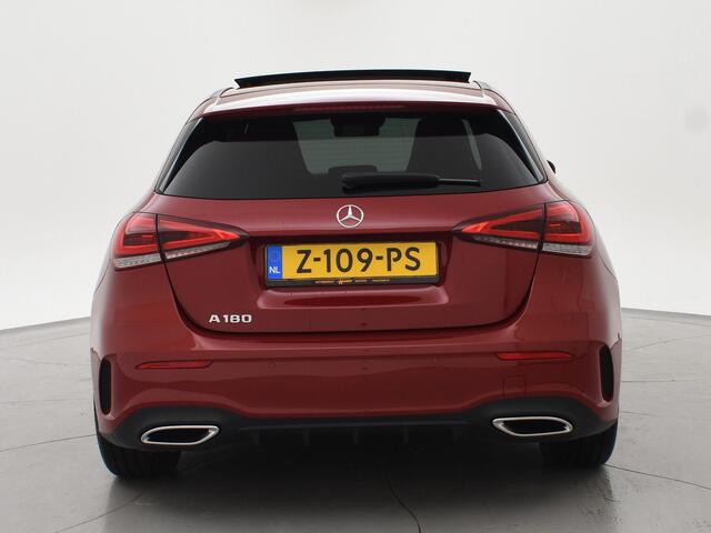 Mercedes-Benz A-KLASSE 180 AUT. AMG SPORT + PANORAMA | SFEERVERLICHTING | CAMERA | ADAPTIVE CRUISE | CARPLAY