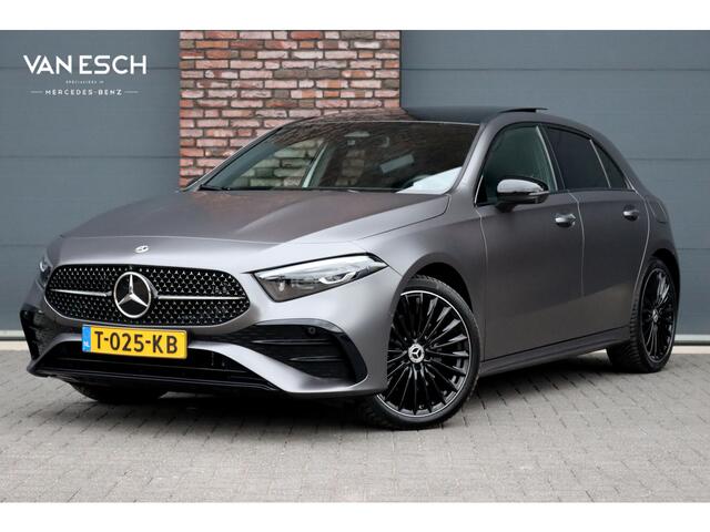 Mercedes-Benz A-KLASSE 250 e AMG Line | Panoramadak | Memory | HUD | Keyless Go | Advanced Sound System | Surround Camera | Multibeam LED | Dodehoekassistent | Sfeerverlichting |