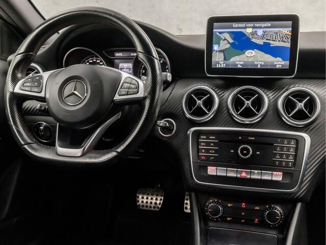 Mercedes-Benz A-KLASSE 180 AMG Sport Automaat (GROOT NAVI, LEDER/ALCANTARA, DIAMOND GRILL, STOELVERWARMING, SPORTSTOELEN, PARKEERSENSOREN, NIEUWE APK, NIEUWSTAAT)