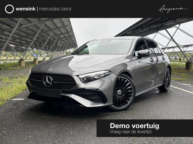 Mercedes-Benz A-KLASSE 180 Business Solution AMG | Night | Panoramaschuifdak | Achteruitrijcamera | Sfeerverlichting| MULTIBEAM LED | 19 inch AMG-velgen |