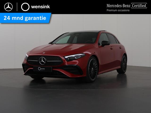 Mercedes-Benz A-KLASSE 180 Business Solution AMG | Night pakket | 19 inch velgen | Panoramadak | Keyless entry |