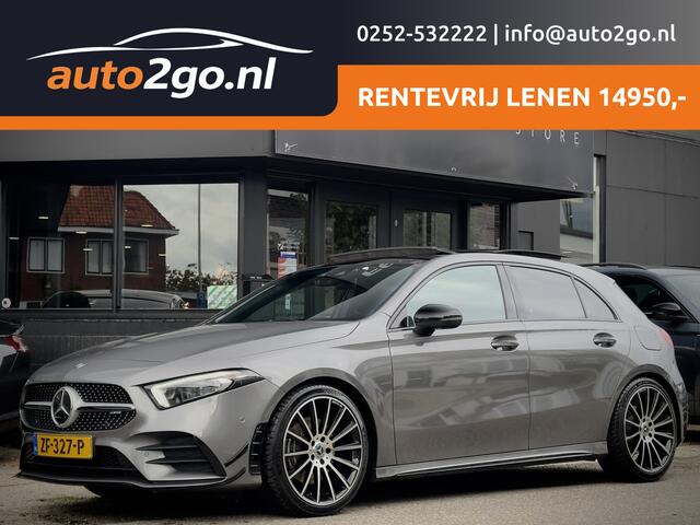 Mercedes-Benz A-KLASSE 220 AUT7 35AMG-PAKKET 285PK PANODAK LEDER CAMERA DIGI-DASH APPLE-CARPLAY LED LMV-19INCHE PDC