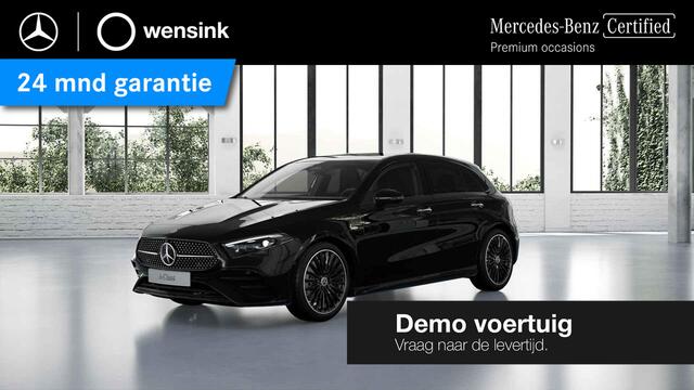 Mercedes-Benz A-KLASSE 250e Business Solution AMG | Dodehoekassistent | Panoramaschuifdak | 360°-camera | 19 inch AMG-velgen |