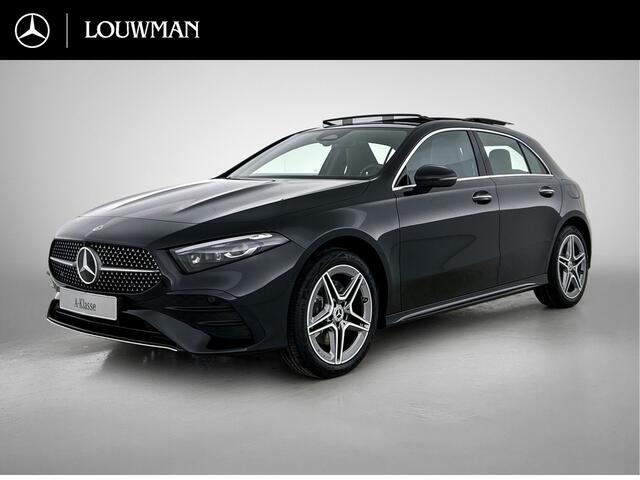 Mercedes-Benz A-KLASSE 250 e Business Solution AMG | Panoramaschuifdak | Smartphone-integratie | Sfeerverlichting | MULTIBEAM LED | Stoelverwarming voor | Achteruitrijcamera |