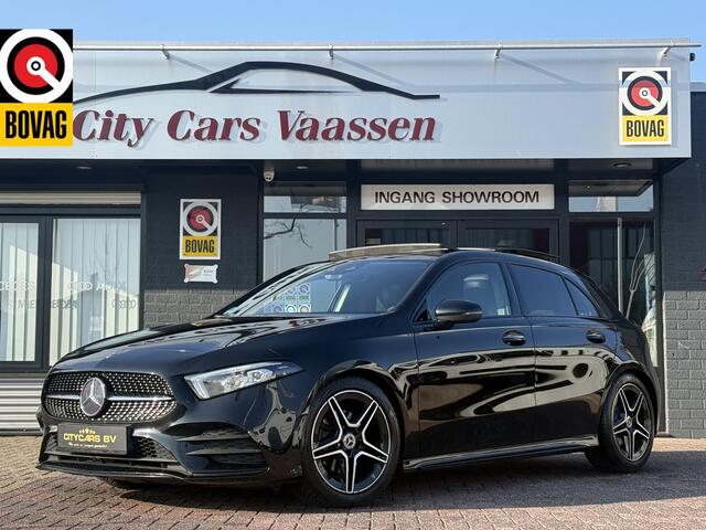 Mercedes-Benz A-KLASSE 200 AMG-Line Launch Edition Premium automaat pano navi climate tcr cruise ctr leder lmv 18 inch keyless-go dealer OH