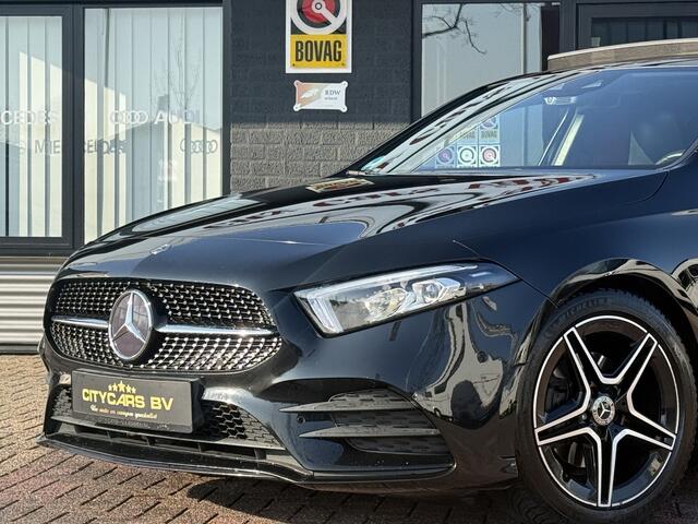 Mercedes-Benz A-KLASSE 200 AMG-Line Launch Edition Premium automaat pano navi climate tcr cruise ctr leder lmv 18 inch keyless-go dealer OH