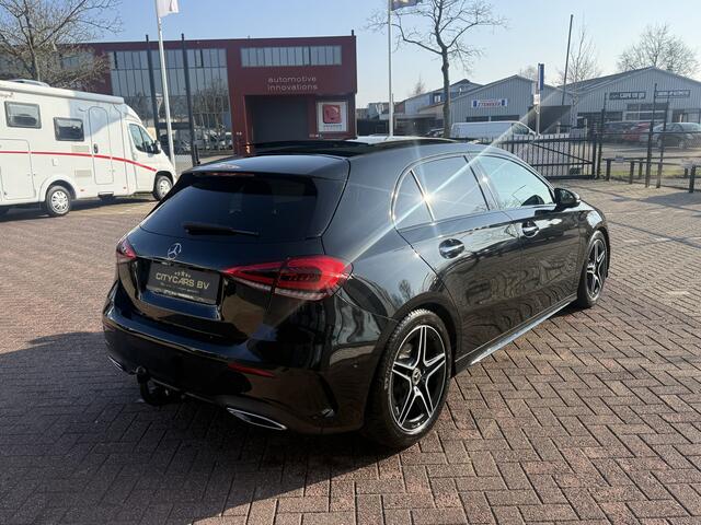 Mercedes-Benz A-KLASSE 200 AMG-Line Launch Edition Premium automaat pano navi climate tcr cruise ctr leder lmv 18 inch keyless-go dealer OH