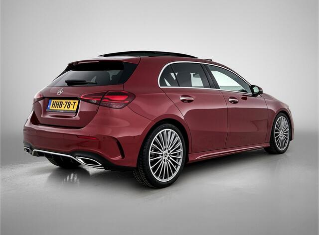 Mercedes-Benz A-KLASSE 180 AMG Line Plus | Panoramadak | 360° camera | Elektrische Stoelen | Sfeerverlichting | Apple Carplay | Inclusief 24 maanden MB Certified garantie voor Europa.
