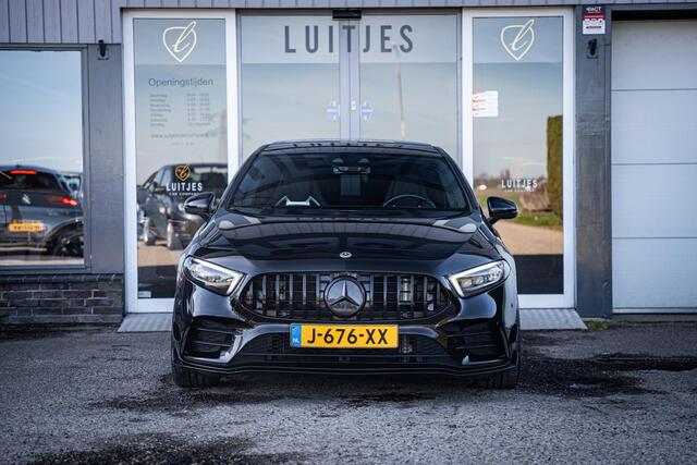 Mercedes-Benz A-KLASSE AMG 35 4MATIC 306pk|Pano|Aero-pack|Schaalstoelen|Burmester|Sfeerverl.|Memory|Dealer-onderhouden