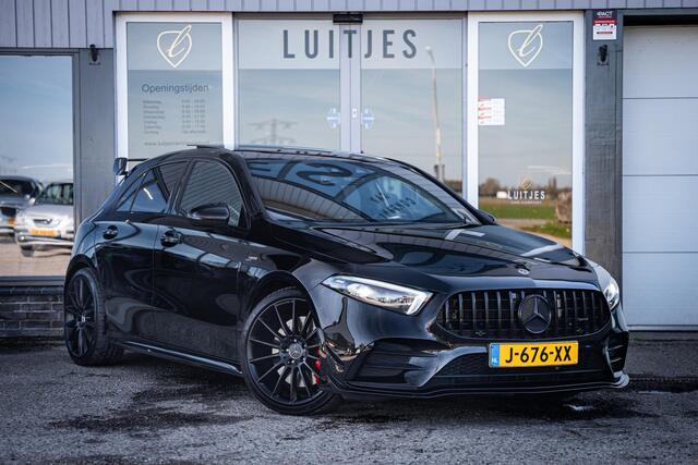 Mercedes-Benz A-KLASSE AMG 35 4MATIC 306pk|Pano|Aero-pack|Schaalstoelen|Burmester|Sfeerverl.|Memory|Dealer-onderhouden