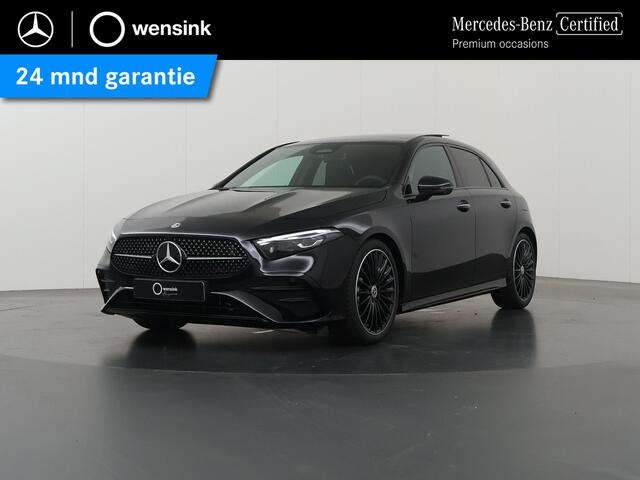 Mercedes-Benz A-KLASSE 180 Business Solution AMG | Panoramaschuifdak | Premium Plus | Nightpakket | 19"Multispaak AMG velgen | Stoelverwarming | 360° camera | Head-up display |