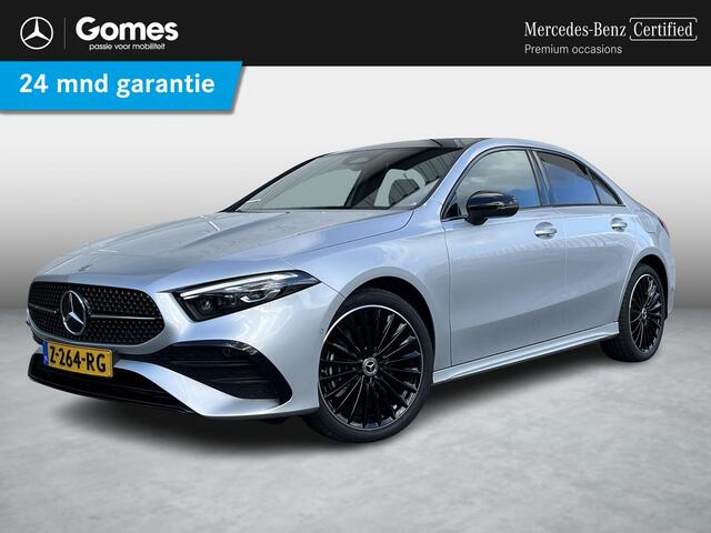 Mercedes-Benz A-KLASSE Limousine 250 e AMG Line | Night Pakket | Panoramadak | Premium Pakket | Multibeam LED Koplampen | Dodehoekassistent | Advanced Sound System | Apple CarPlay | Android Auto | Sfeerverlichting | Stoelverwarming | Achteruitrijcamera