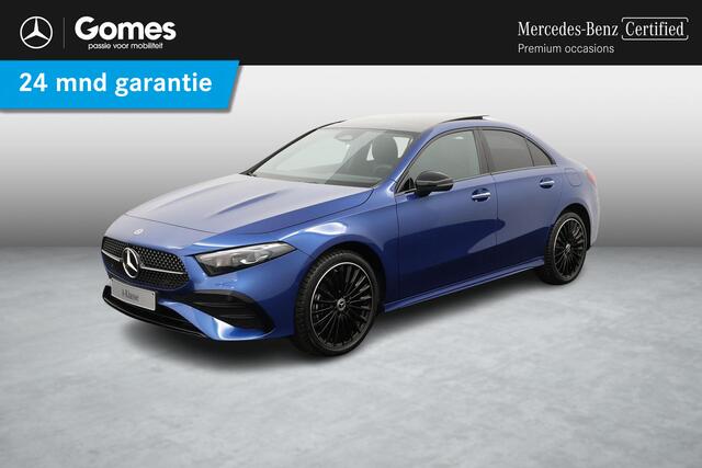 Mercedes-Benz A-KLASSE 250 e AMG Line | Premium Pakket | Night Pakket | Panoramadak | Burmester Surround Sound | MULTIBEAM LED Koplampen | Dodehoekassistent | Sierdelen Aluminium