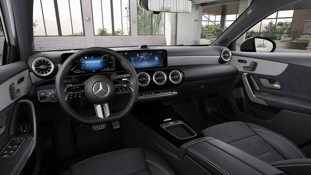 Mercedes-Benz A-KLASSE 250e Business Solution AMG | Panoramaschuifdak | AMG Line Plus pakket | 19"AMG-velgen | Head-up display | Dodehoekassistent |