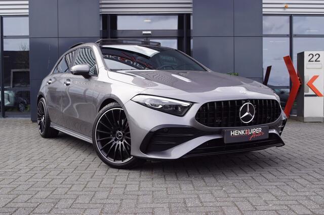 Mercedes-Benz A-KLASSE 200 AMG LINE / Panodak / Head-up/ Memory stoelen/ LED/Trekhaak afnb.
