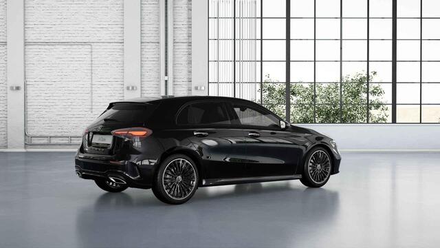 Mercedes-Benz A-KLASSE 180 Business Solution AMG | Panoramaschuifdak | Night | Premium Plus pakket | Dodehoekassistent | Head-up display | 19-inch Zwarte AMG Velgen |