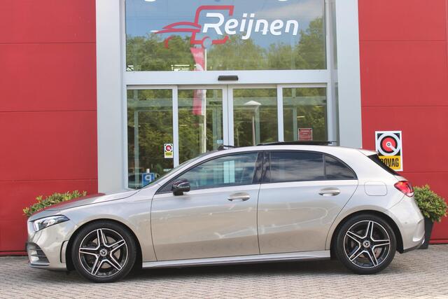 Mercedes-Benz A-KLASSE 220 190PK AUTOMAAT BUSINESS SOLUTION AMG | PANORAMA SCHUIF/KANTEL DAK | SFEER VERLICHTING VOOR + ACHTER | STOEL VERWARMING OP BEIDE VOORSTOELEN | MULTIBEAM LED KOPLAMPEN | ACHTERUITRIJ CAMERA | APPLE CARPLAY/ANDROID AUTO | NAVIGATIE | CRUISE CONTROL | NIG