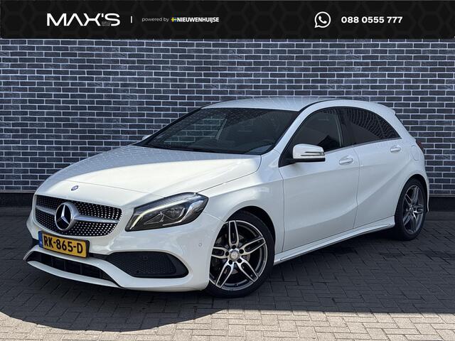Mercedes-Benz A-KLASSE 180 Business Solution AMG | AMG-Line | Sportstoelen | Stoelverwarming | Navigatie | Achteruitrijcamera | Parkeersensoren | Lichtmetalen Velgen 18 inch | LED Koplampen