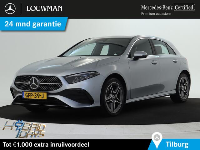 Mercedes-Benz A-KLASSE 250 e Plug-In Hybride AMG Sportpakket | Sfeerverlichting | Keyless Go | Parkeerpakket met Camera | CarPlay | Inclusief 24 maanden Mercedes-Benz Certified garantie voor Europa.