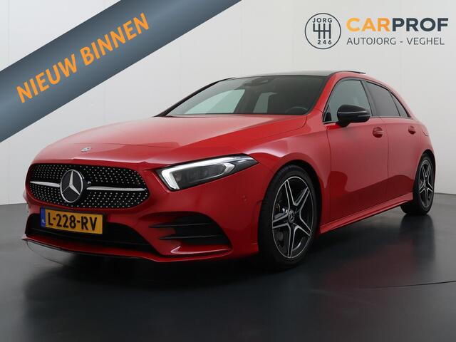 Mercedes-Benz A-KLASSE 200 Business Solution AMG Styling Panoramadak HUD Burmester Camera Sfeerverlichting Automaat