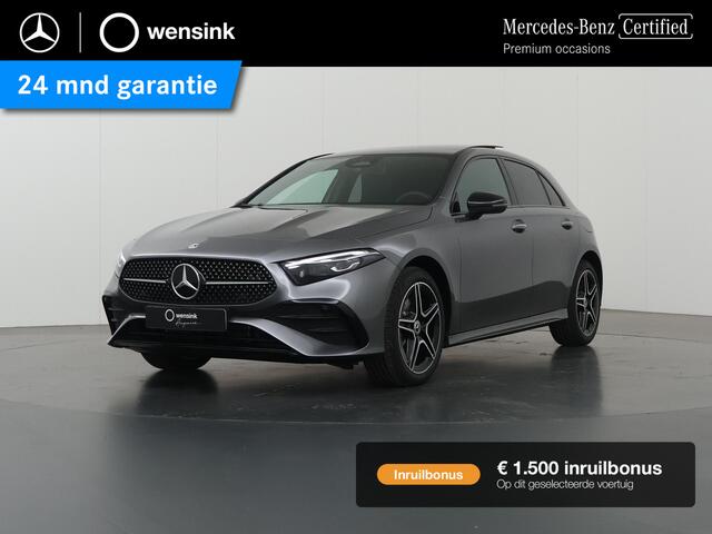 Mercedes-Benz A-KLASSE 250e Business Solution AMG | Panoramaschuifdak | Stoelverwarming | Achteruitrijcamera | MULTIBEAM LED |