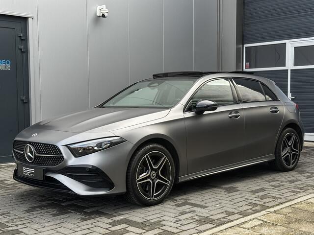 Mercedes-Benz A-KLASSE 250 e AMG Line Matgrijs | Pano | 360 | Headup | Matrix | 1e eig | 12 maanden Garantie