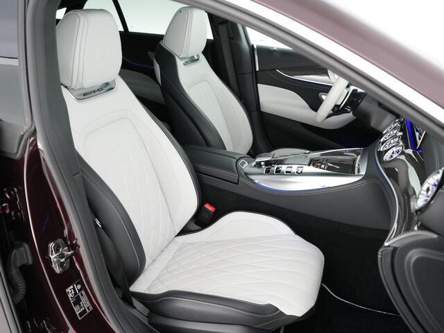 Mercedes-Benz AMG-GT 4-Door Coupé 43AMG 367pk 4MATIC+ Premium Plus |dealer odnerhouden|manufaktur|panoramadak|Burmester|head-up display|massage|memory|Stoelverwarming & verkoeling|360°-camera|Apple Carplay|sfeerverlichting|carbon interieur|