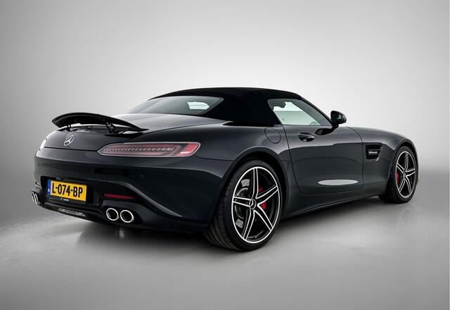 Mercedes-Benz AMG-GT Roadster 4.0 Premium | 476 pk | V8 | Airscarf | Distronic | AMG sportuitlaat inschakelbaar | Car Play | Inclusief 12 Maanden Garantie.