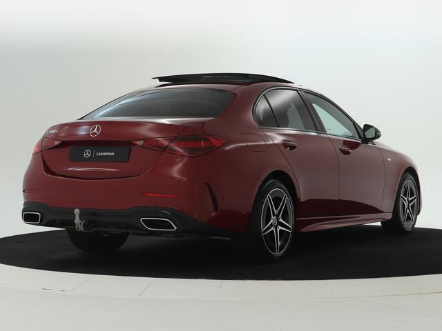 Mercedes-Benz C-KLASSE 300 e Business Solution AMG | Trekhaak | Nightpakket | Parkeerpakket met 360°-camera | Memorypakket | Dodehoekassistent Antidiefstalpakket GUARD 360° Plus | Spiegelpakket | KEYLESS GO | USB-pakket |