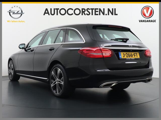 Mercedes-Benz C-KLASSE Estate 300 e PHEV AUT-9 320pk 700Nm! AMG Leer+Verwarmd Apple Android Carplay Me-Connect Sportstoel (semi-)Auto-Pilot(Adaptive-Cruise/lane-Assist) Virtual-Cockpit LimitedGrootlichtassistent, adaptieve matrix-LED koplampen Navigatie full-map + HDD 360 Camer