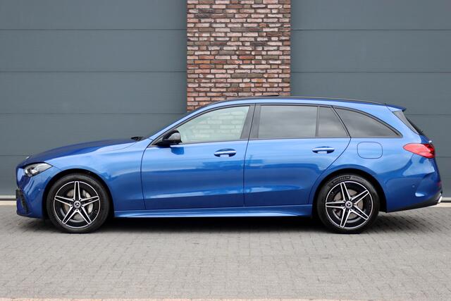 Mercedes-Benz C-KLASSE Estate 300 e AMG Line | Distronic Pro | Panoramadak | Burmester | Memory | HUD | Surround Camera | Trekhaak | Digital Light | Keyless Go | Night Pakket |