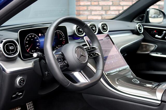 Mercedes-Benz C-KLASSE Estate 300 e AMG Line | Distronic Pro | Panoramadak | Burmester | Memory | HUD | Surround Camera | Trekhaak | Digital Light | Keyless Go | Night Pakket |
