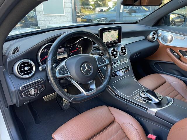 Mercedes-Benz C-KLASSE 200 Amg Bruin Leer Pano Burmester
