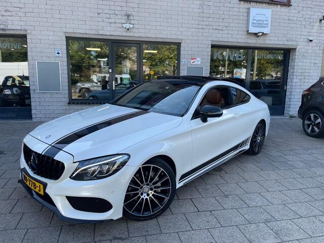 Mercedes-Benz C-KLASSE 200 Amg Bruin Leer Pano Burmester
